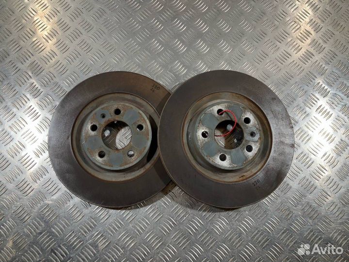 Диски тормозные (комплект) зад. Audi A6 4G/C7 2012