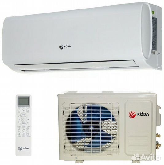 Кондиционер roda RS-G09A/RU-G09A 25м²