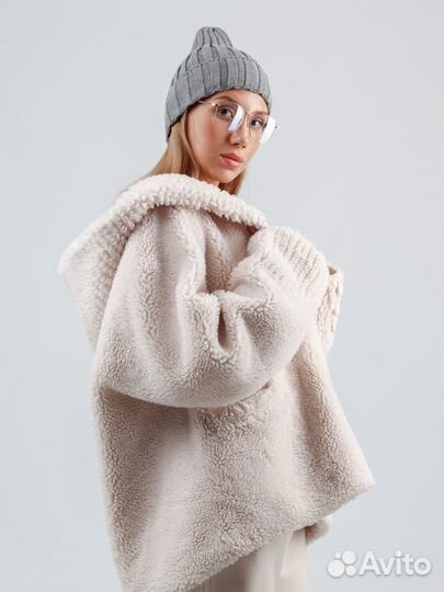 Шапка вязаная бини женская