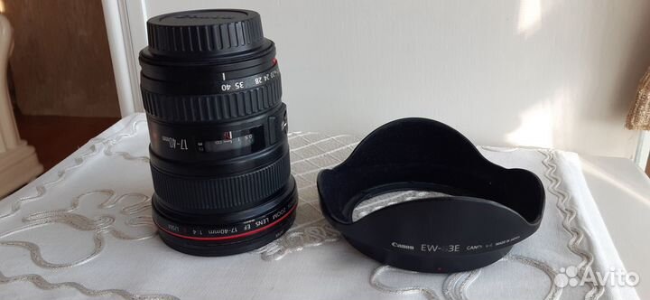 Объектив canon ef 17-40 f/4l USM