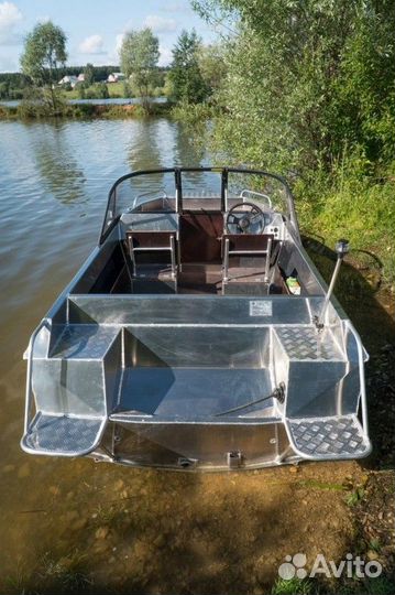 Алюминиевый моторный катер Тактика-460 dcм