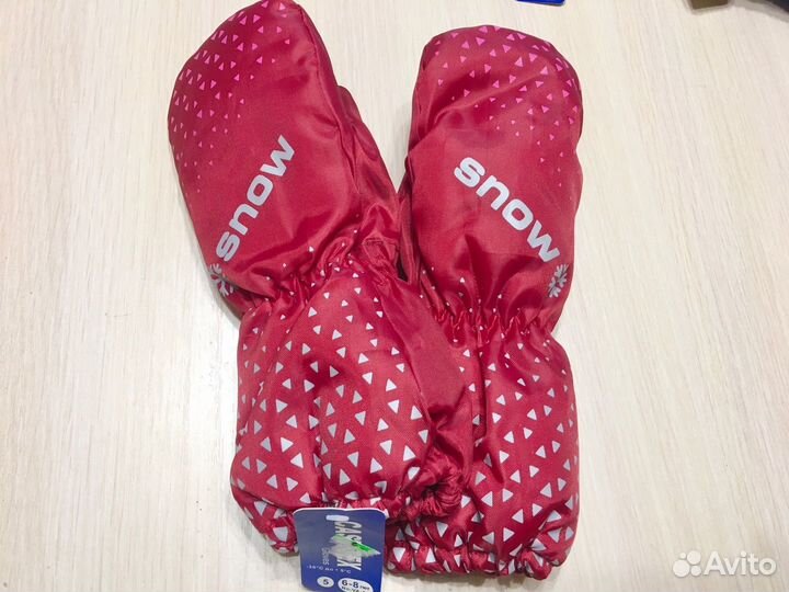 Краги варежки зимние детские новые