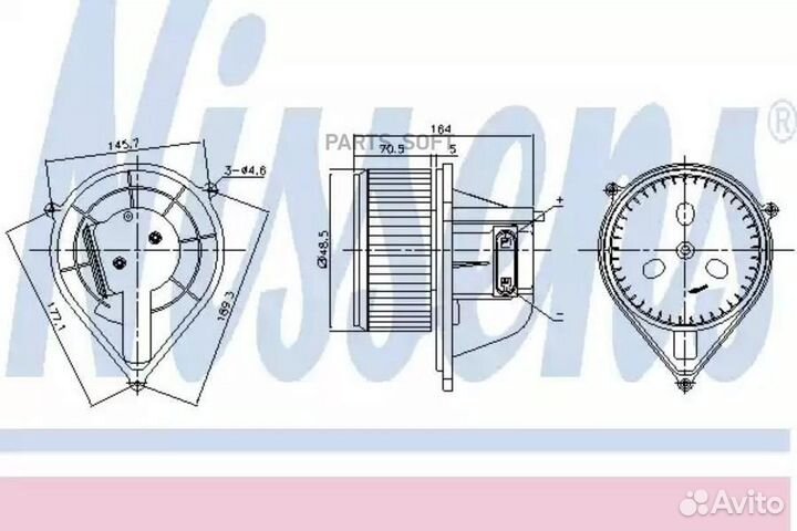 Вентилятор отопителя fiat ducato 10 (1994) 2.8 idt