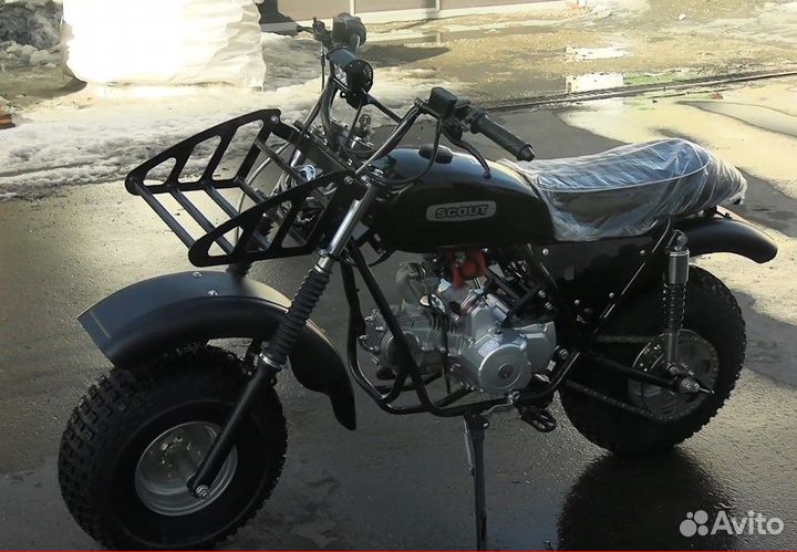 Мотоцикл скаут сафари 4 -125 полуавт. 4 передачи