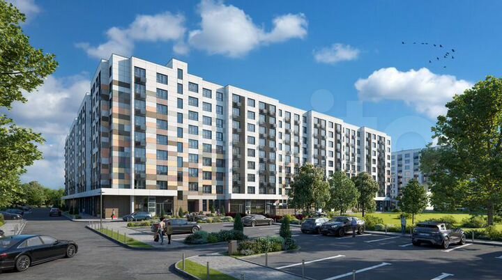 2-к. квартира, 65,1 м², 8/9 эт.