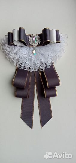 Галстук жабо школьный