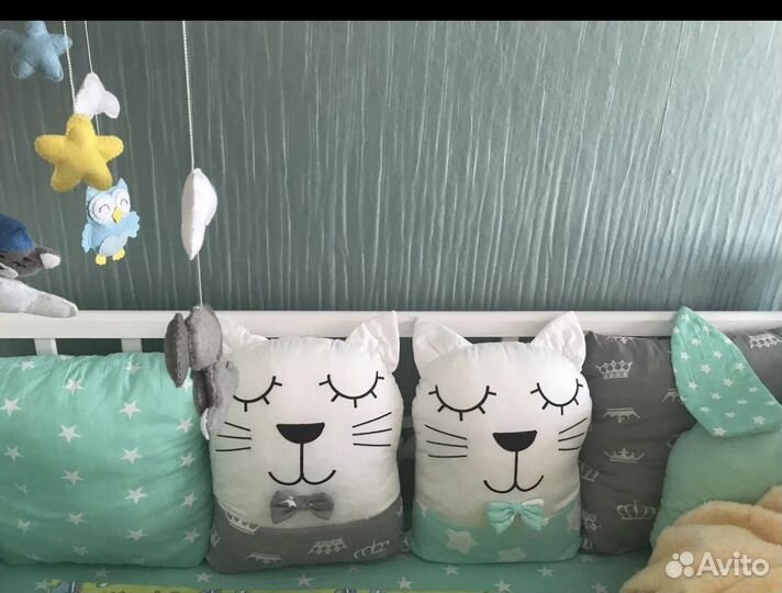 Бортики в кроватку