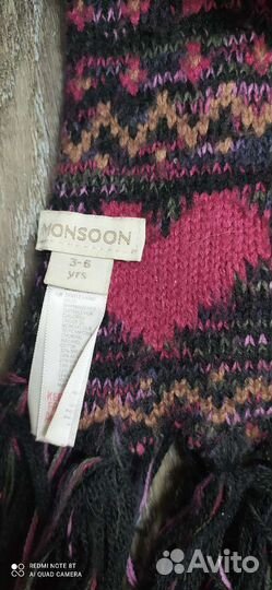 Наушики и шарф детский