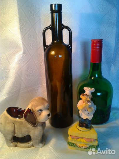 Флаконы разные парфюмерные Винтаж