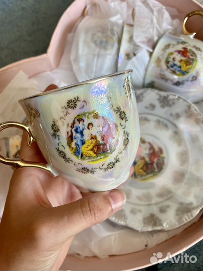 Набор чешских чайных чашек