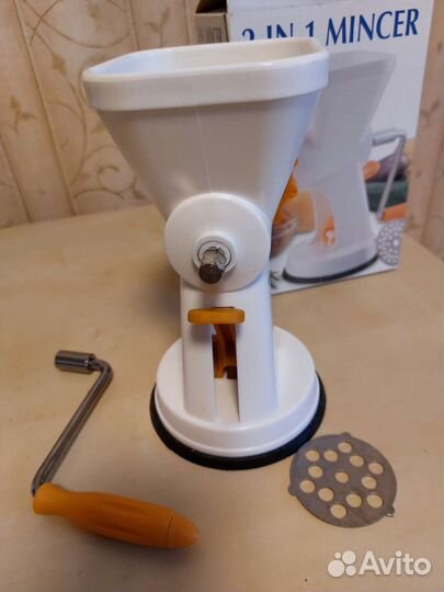 Мясорубка механическая 2 в 1 Mincer Новая