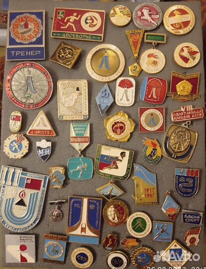 Наборы значков СССР спартакиады