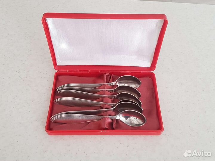 Ложки мельхиоровые чайные СССР столовые приборы