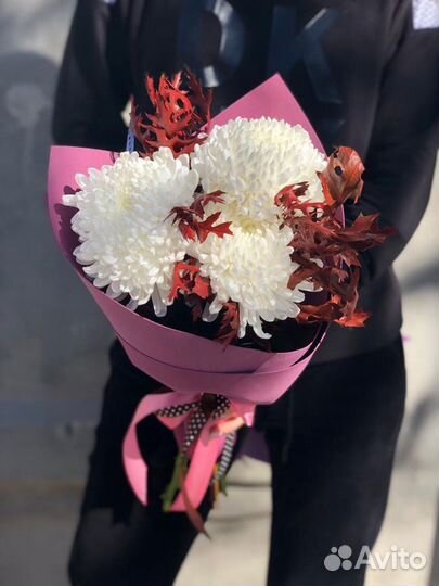 Хризантема букет с доставкой