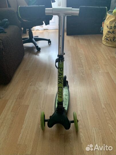 Самокат детский трехколесный бу