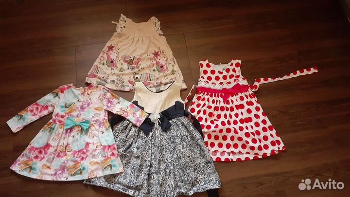 Пакет фирменных вещей для девочки (рост 92-110 см)
