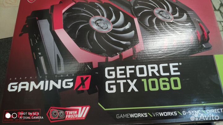Видеокарта msi gtx 1060 6 gb