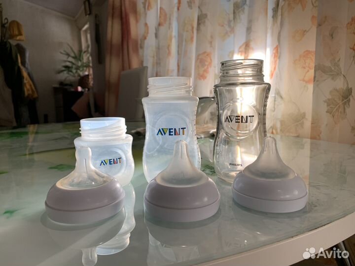 Бутылочки для кормления avent