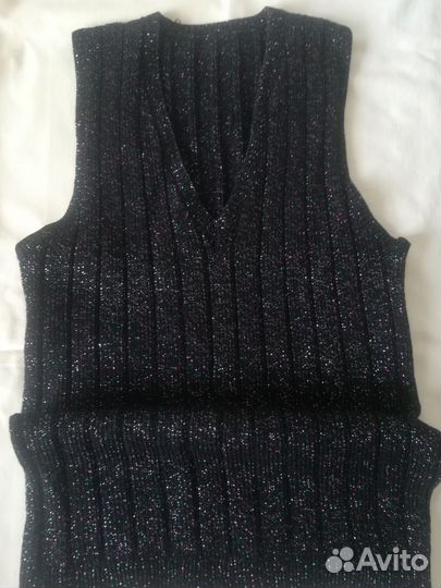 Жилет ручной вязки размер 42-44