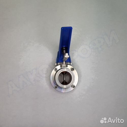 Кран бабочка 1,5 и 2 дюйма с плавной регулировкой