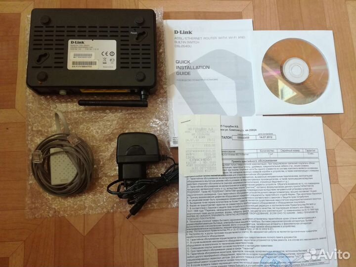 Adsl модем D-Link DSL-2640u