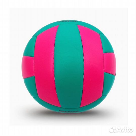 Мяч спортивный для пляжного волейбола зелёный 270г