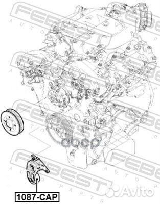 Ролик натяжной chevrolet captiva (C100) 2007