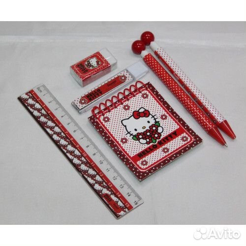 Канцелярский набор action Hello Kitty, 6 предметов