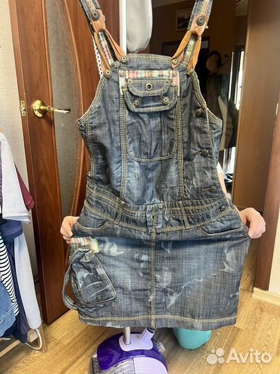 Джинсовый сарафан