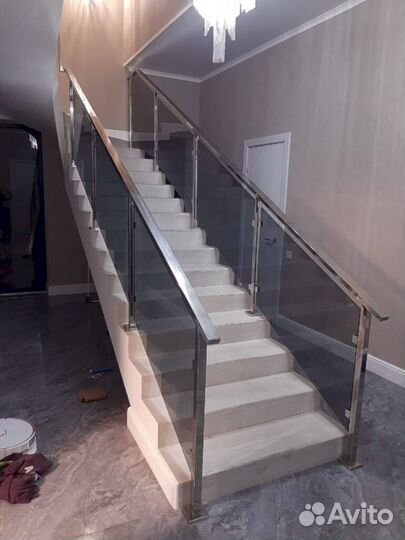 Ограждения, перила лестниц из нержавейки