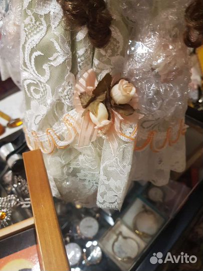 Музыкальная Кукла фарфоровая