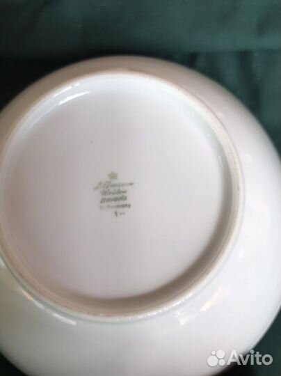 Луковый узор, синий лук салатники