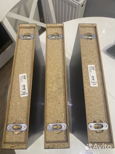 Полки IKEA lack чёрные