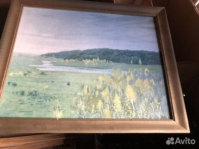 Картина холст масло СССР