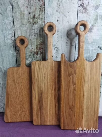 Разделочная доска из дуба Трапеция