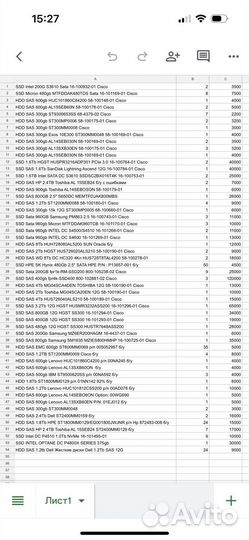 HDD SSD SAS разные