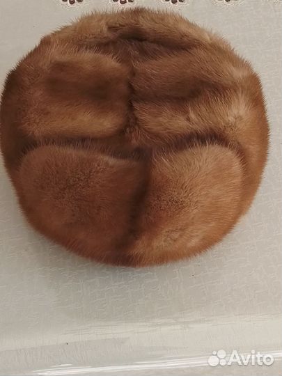 Мужская шапка норковая