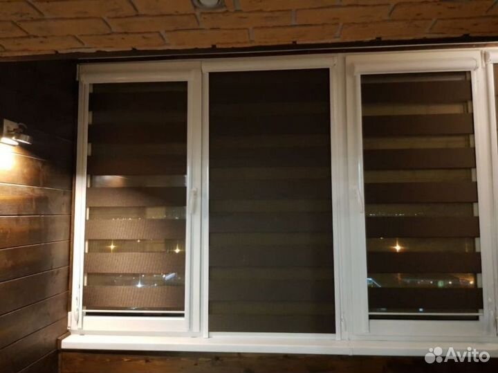 Рулонные шторы день ночь зебра U280P-Q98547