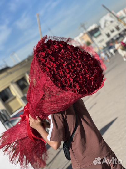 101шт роза 150см