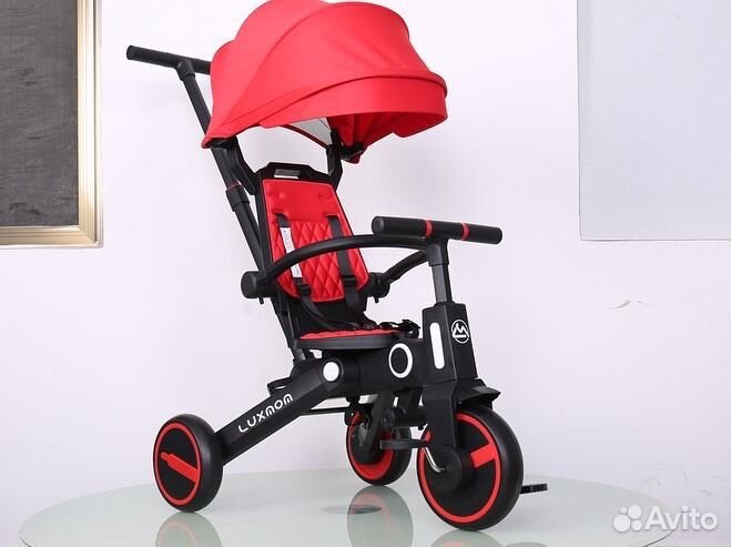 Детский трехколесный велосипед складной Luxmom 368