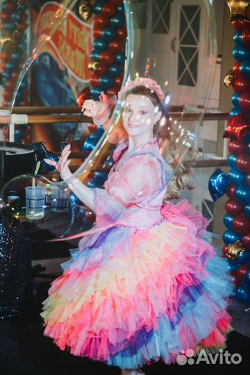 Шоу мыльных пузырей