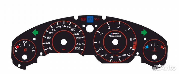 Шкалы приборов BMW 3 E36 (90-00)