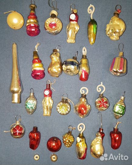 Елочные мини-игрушки, СССР