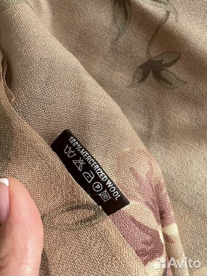 Палантин, шарф, платок 100 шерсть