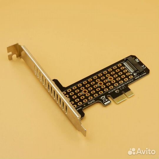 Переходник адаптер для SSD nvme M2 под PCI-Ex1