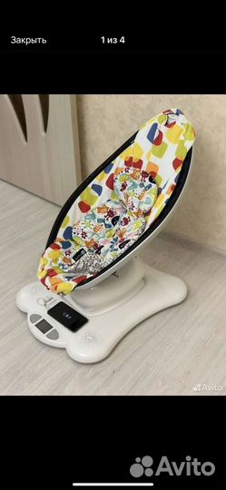 Детские электронные качели для новорожденных 4moms