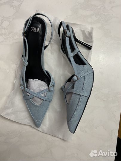 Мюли на каблуке 38