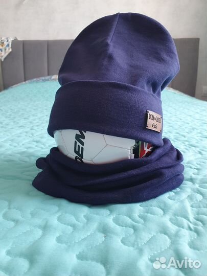 Комплект шапка и снуд