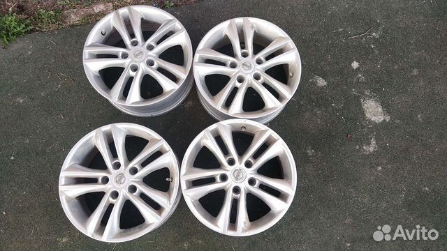 Оригинальные литые диски Ниссан жук комплект