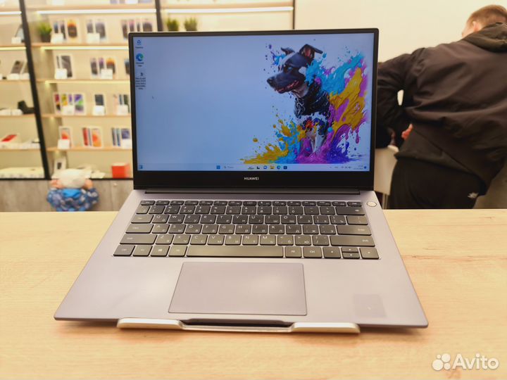 Ноутбук Huawei D14 на Ryzen 7 3700U+8gb/SSD512